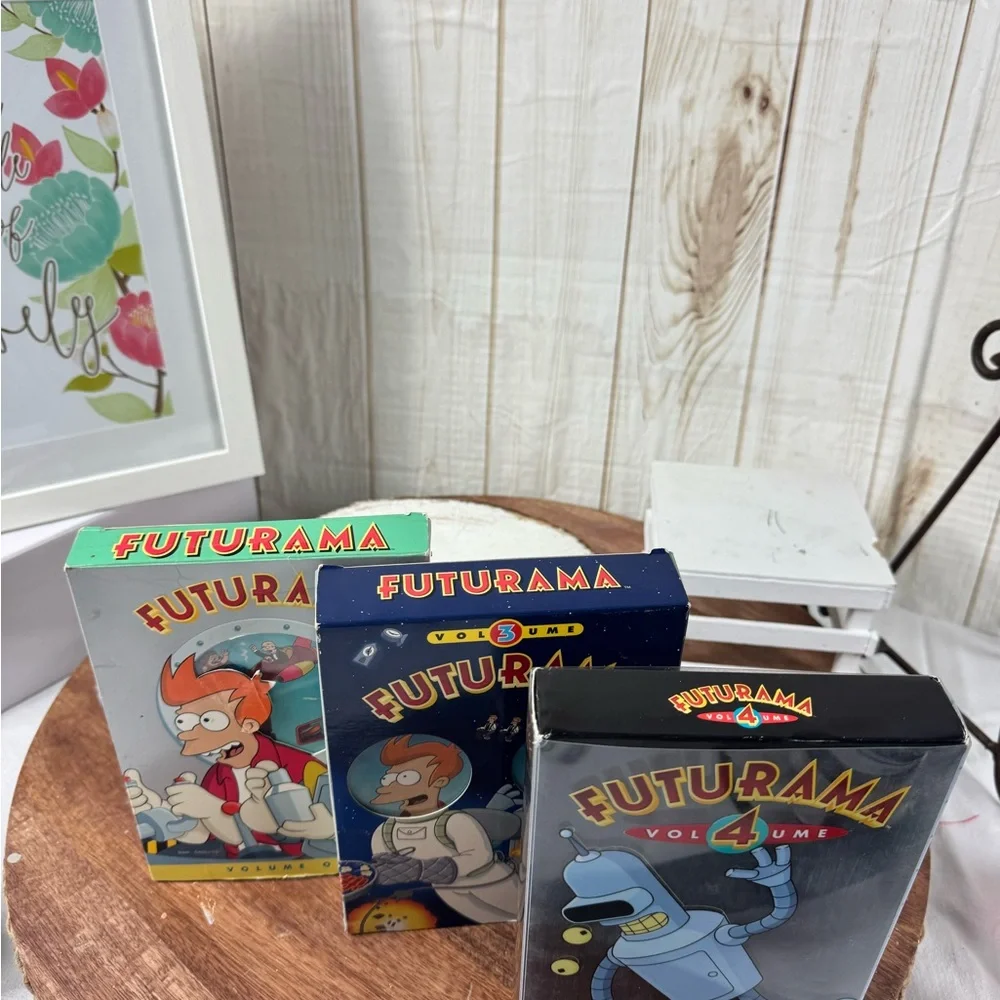 Futurama DVD Box Set Volumes 1, 3, and 4